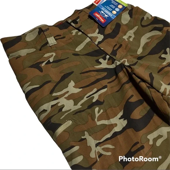 NWT Wrangler Outdoor Performance Camouflage Camo Pants Mens Size 34 x 30 M NEW - Picture 5 of 12